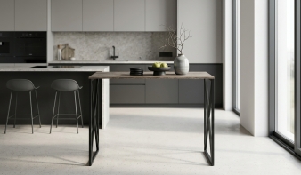 Кухонный стол Дабл 3 цвета орех BMS