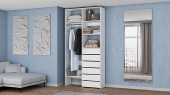 Стеллаж для одежды Мирта 38 BMS - новинка