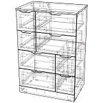 Комод Нордли Nordli 4