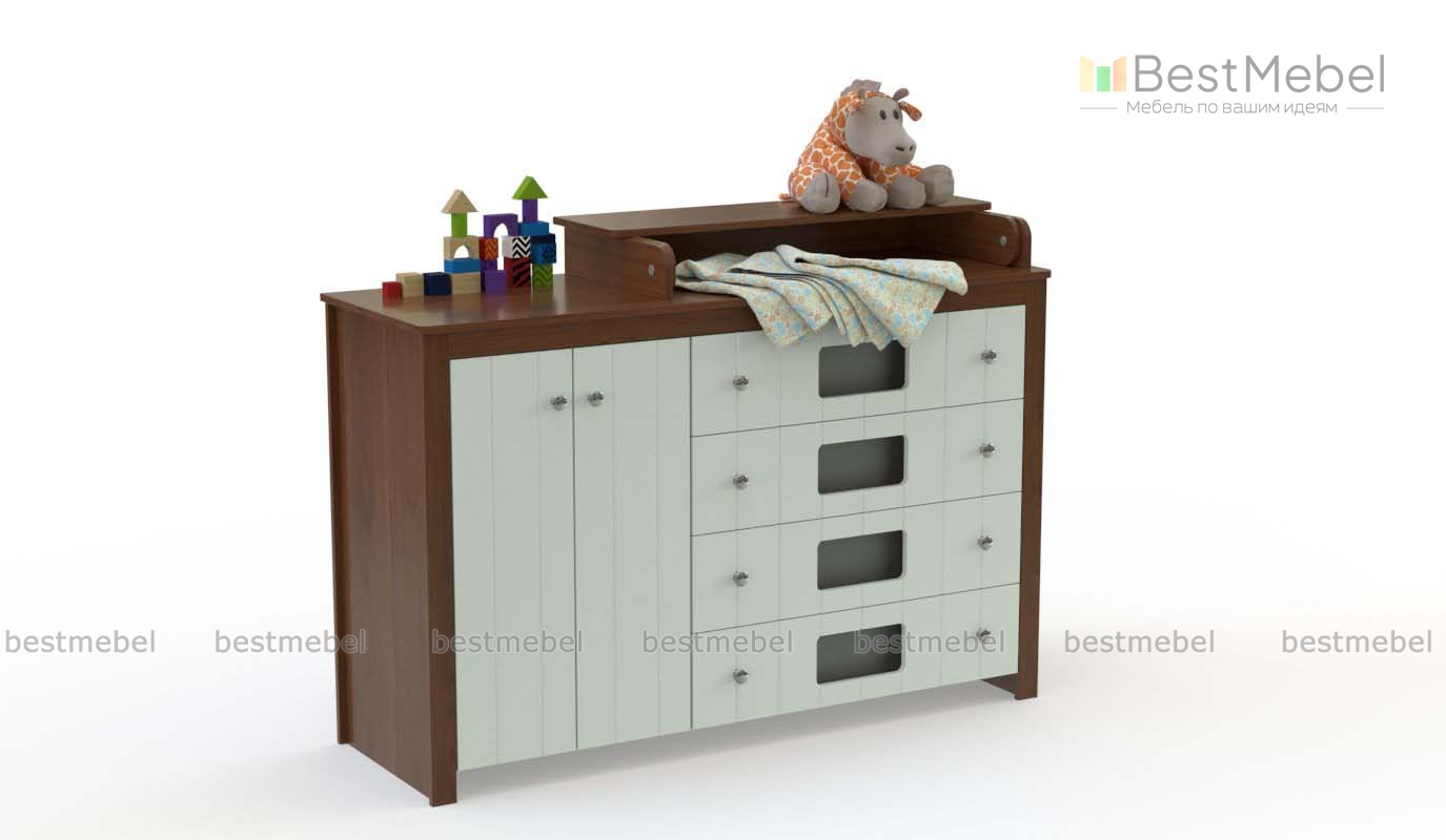 Пеленальный комод Веста Деко 5 BMS