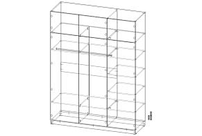 Шкаф распашной Фарелл 52  (1800х2400х600)