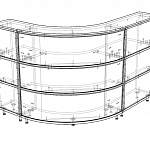 Чертеж Стойка ресепшн Leona 1 BMS