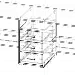 Схема сборки Письменный стол Гамп-8 BMS