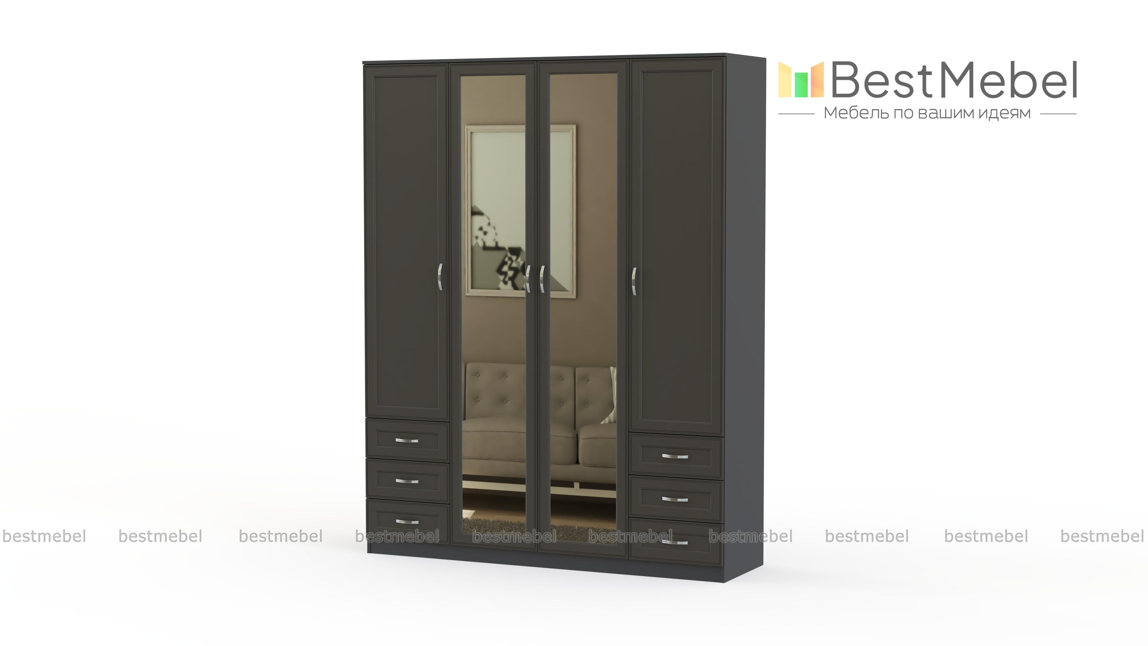 Распашной шкаф Габриэлла BMS - Фото