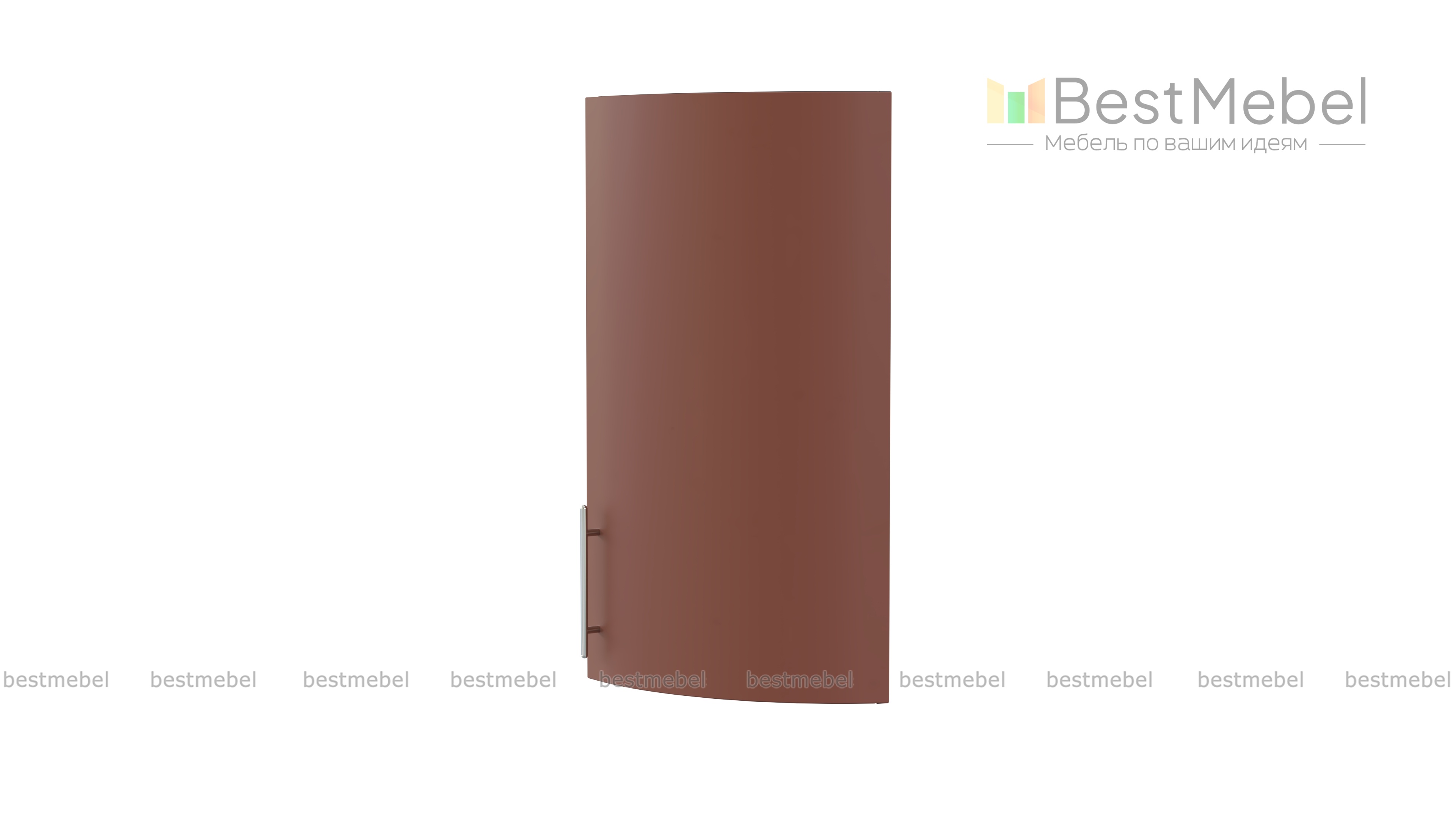 Шкаф верхний торцевой радиусный Валерий BMS