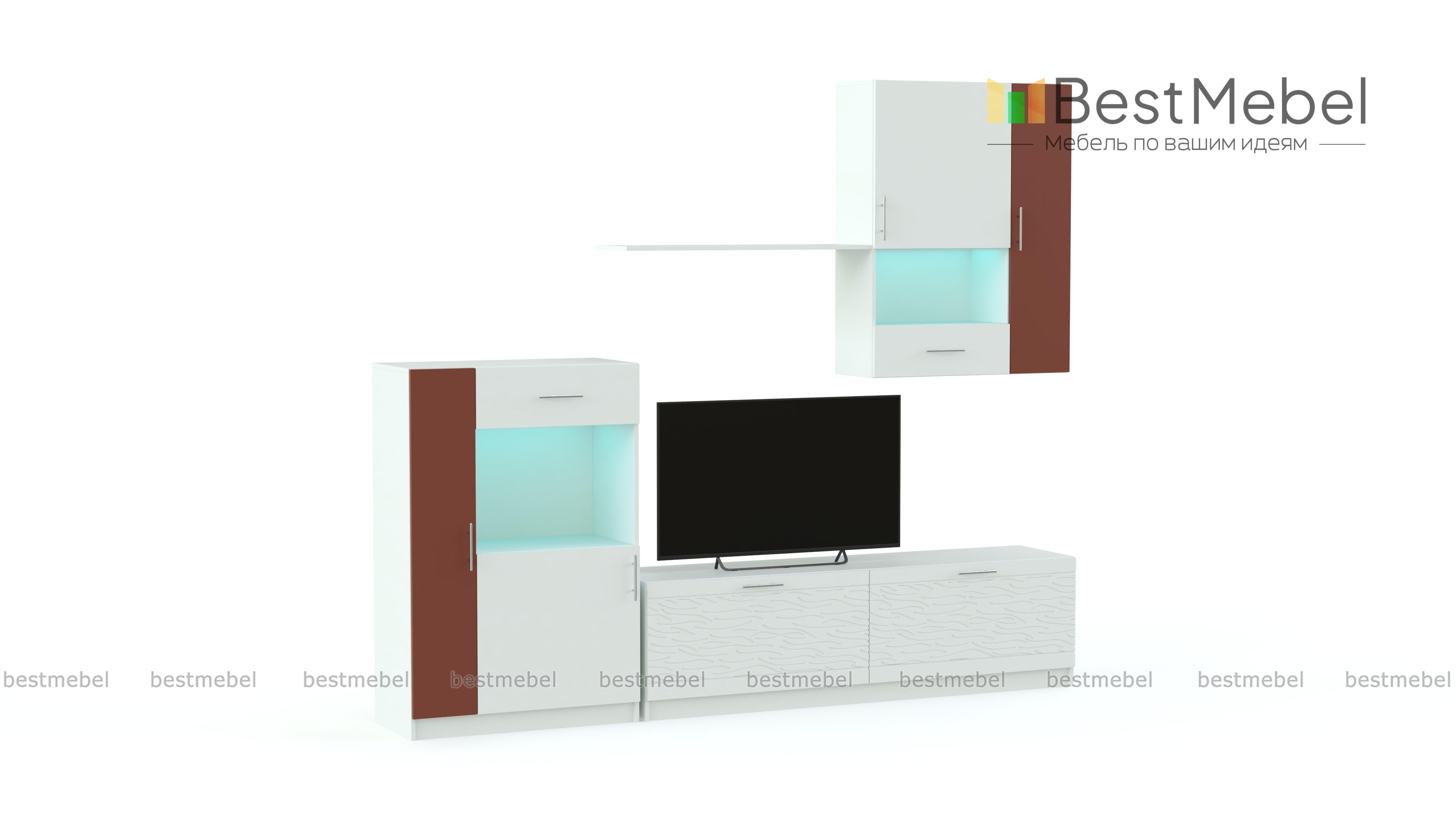 Стенка Вельвет 24 BMS - Фото