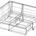Кухонный угловой диван Д-1 BMS(Дельфин (Левый))