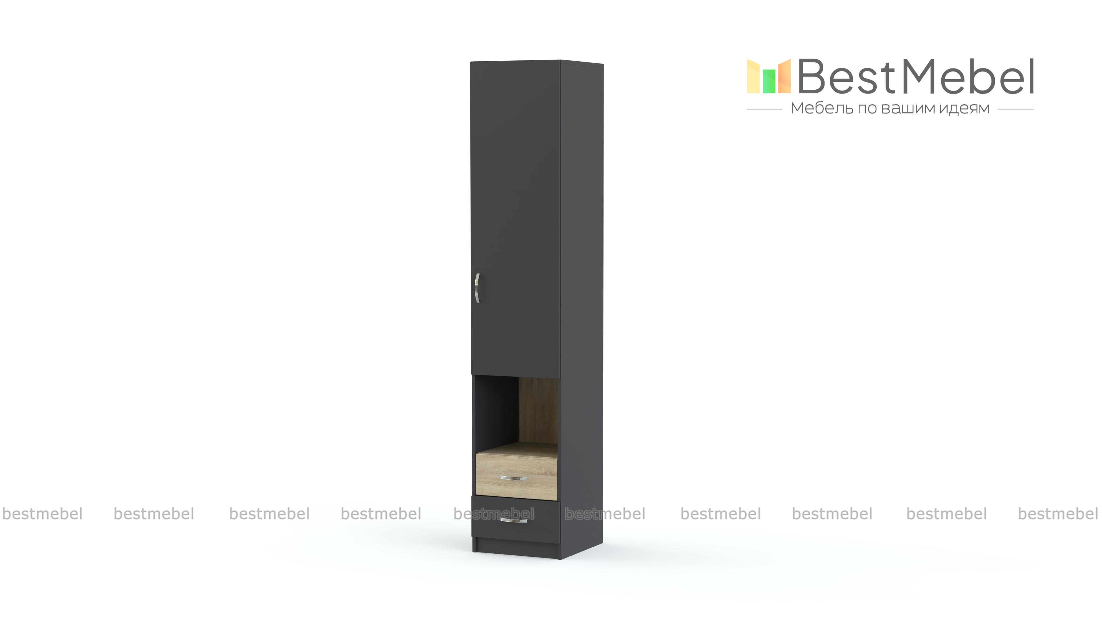 Шкаф-пенал Линда 314 BMS - Фото