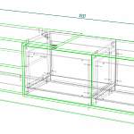 Чертеж Тумба RTV Cama Sigma 2180 BMS