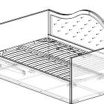 Схема сборки Кровать София-4 BMS