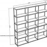 Схема сборки Стеллаж Нола 29 BMS