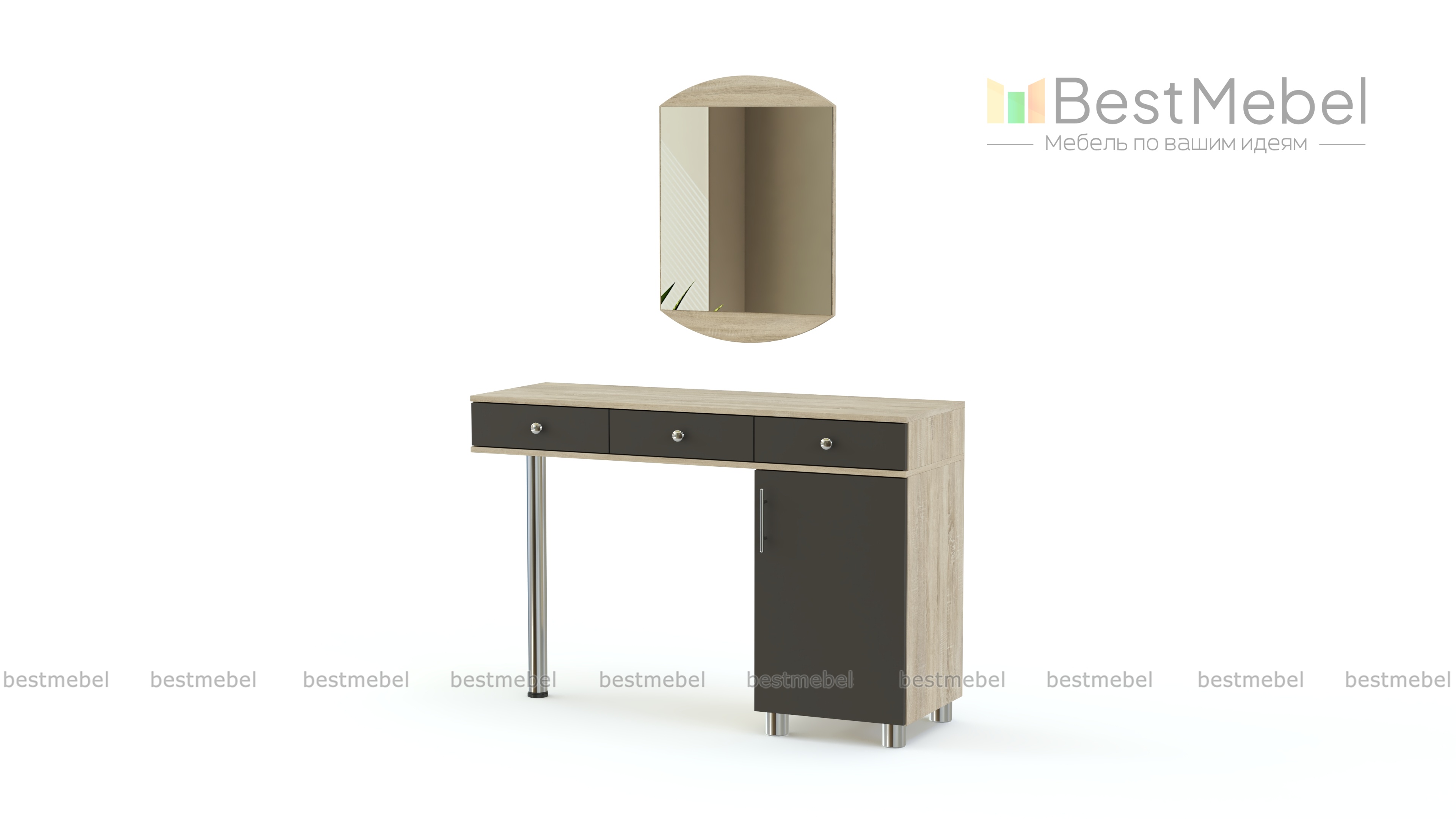 Туалетный столик Мелисса СТ 116 BMS