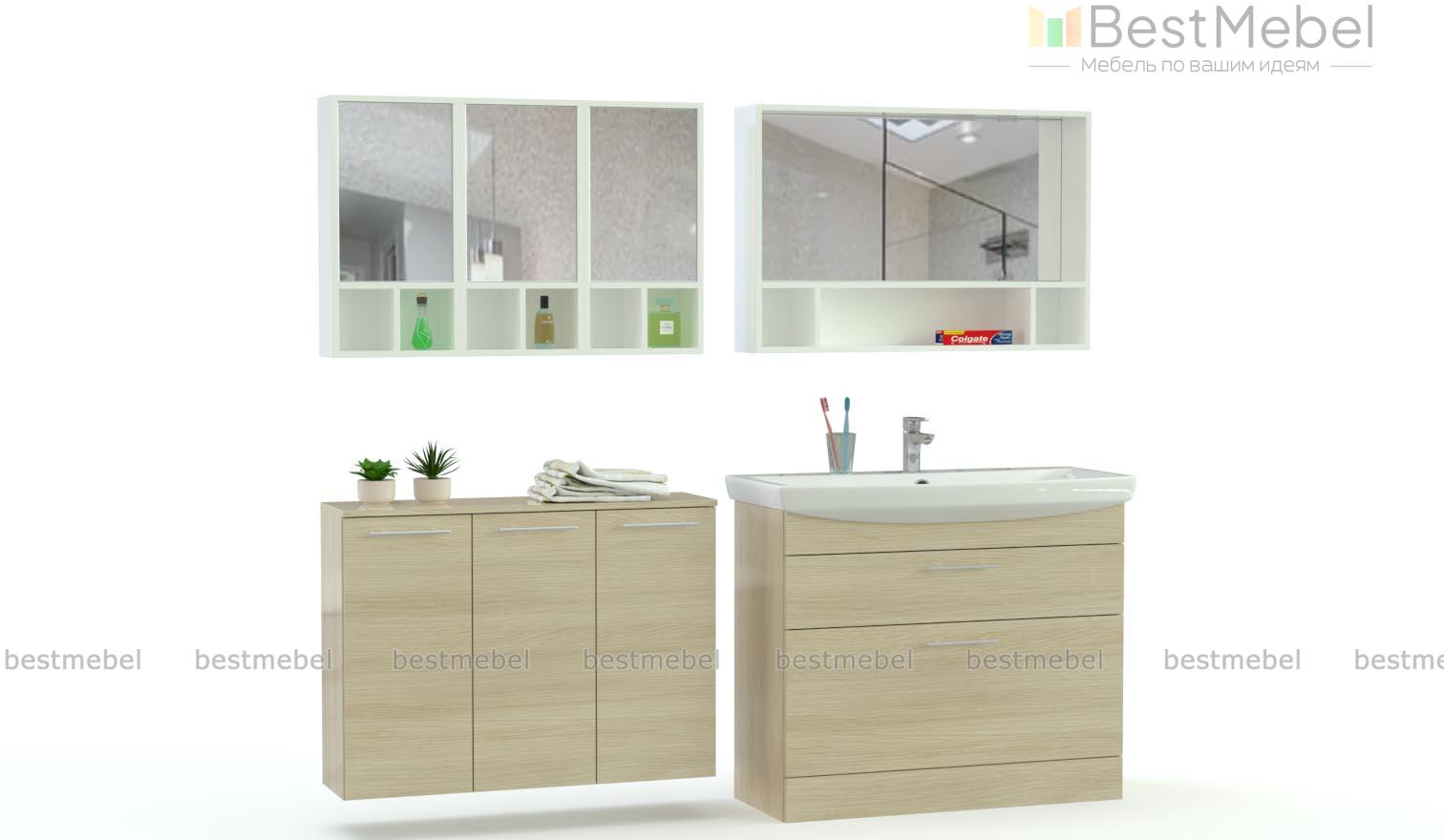 Комплект для ванной комнаты Рикко 3 BMS - Фото