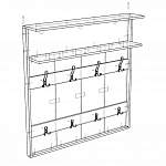 Чертеж Вешалка Офелия 11 BMS
