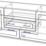 Чертеж Тумба Млайн 2 BMS