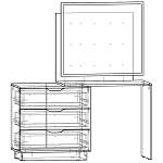 Туалетный столик Салли 2 BMS