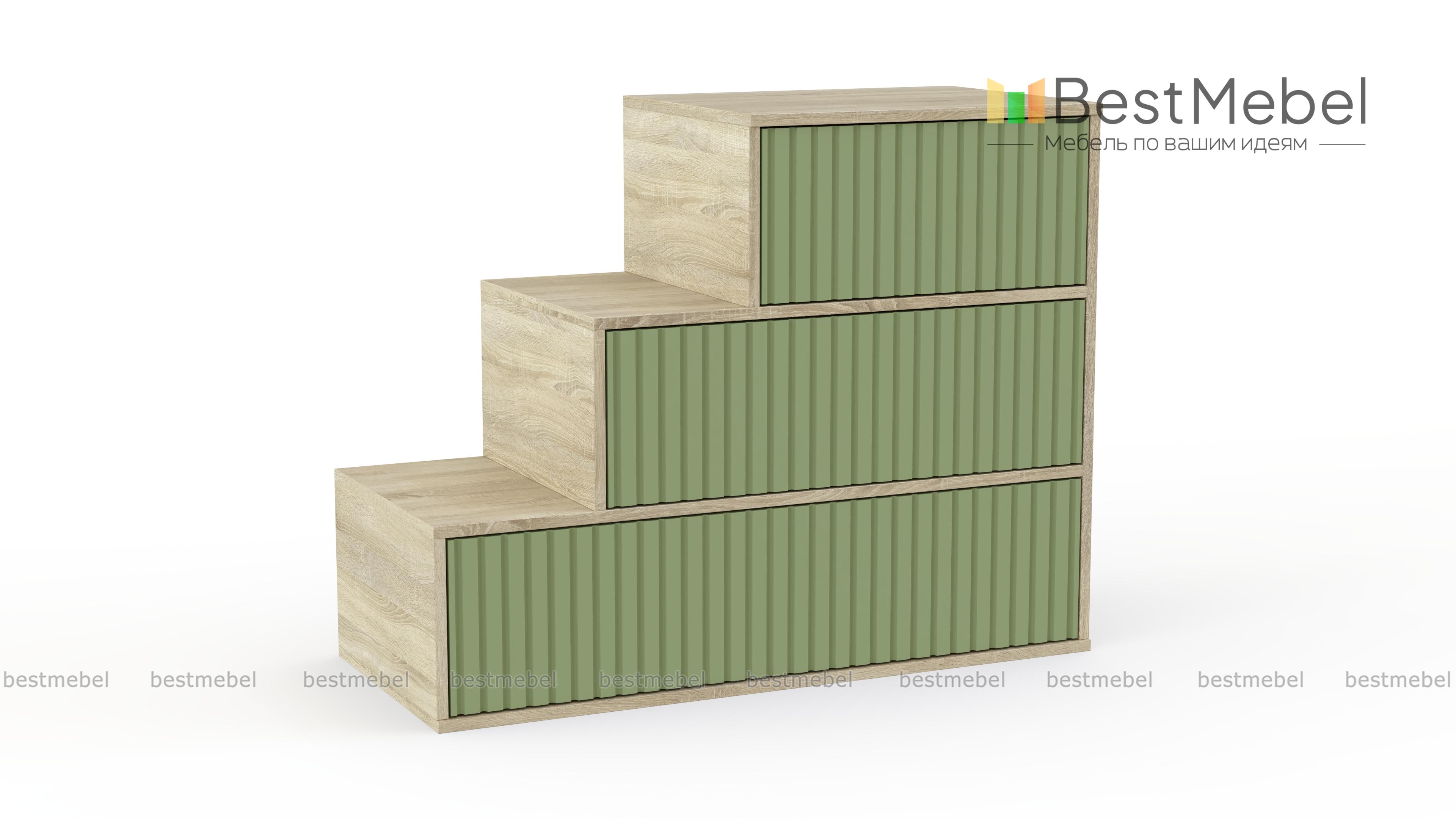 Лестница для кровати Фуксия 2 BMS - Фото