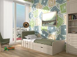 Детская кровать с ящиками Маттео BMS (940х1000х1940)