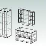 Схема сборки Мебель для ванной комнаты Рони 1 BMS