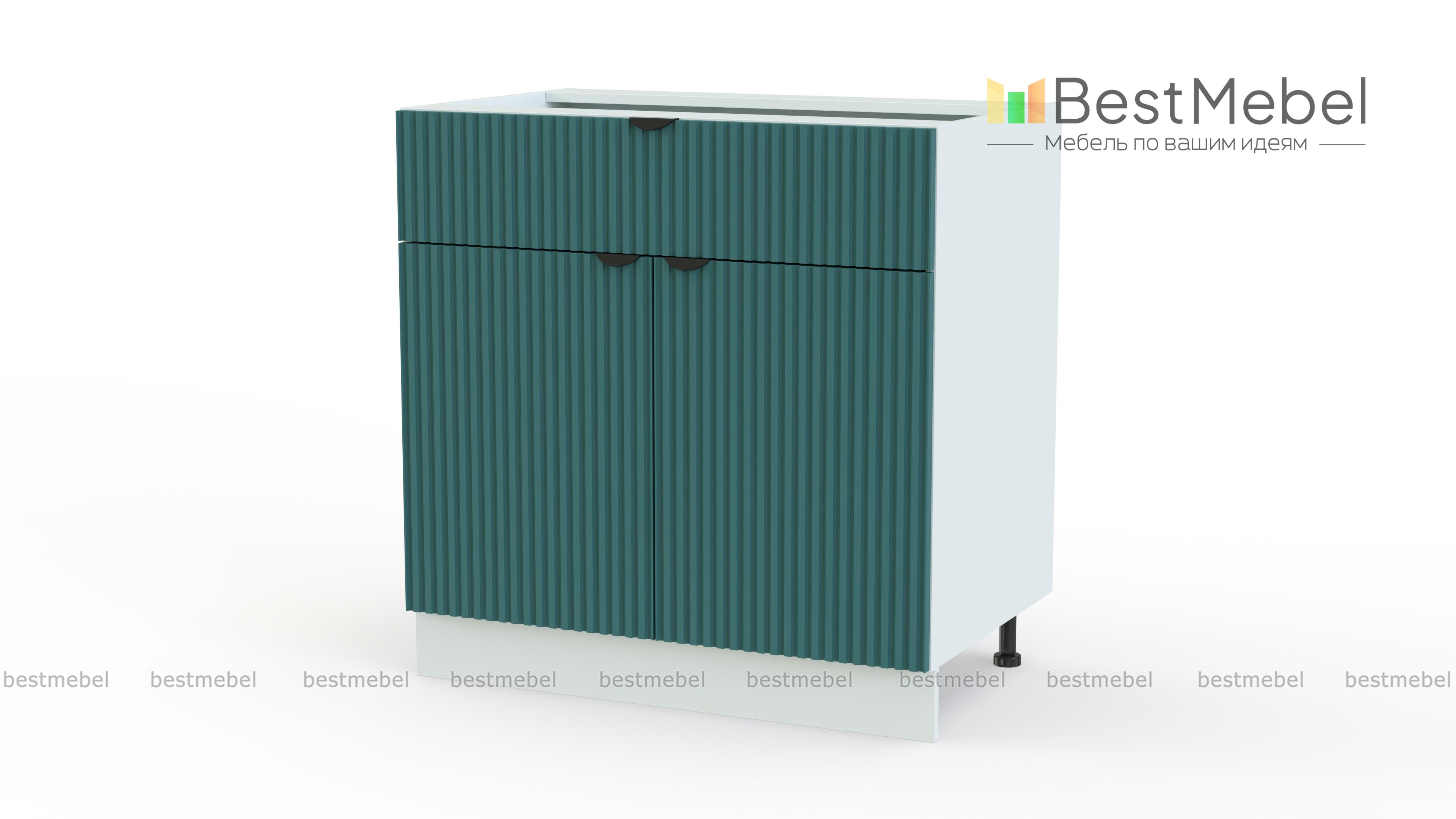 Шкаф нижний с 2-мя дверцами и ящиком Альберт BMS - Фото