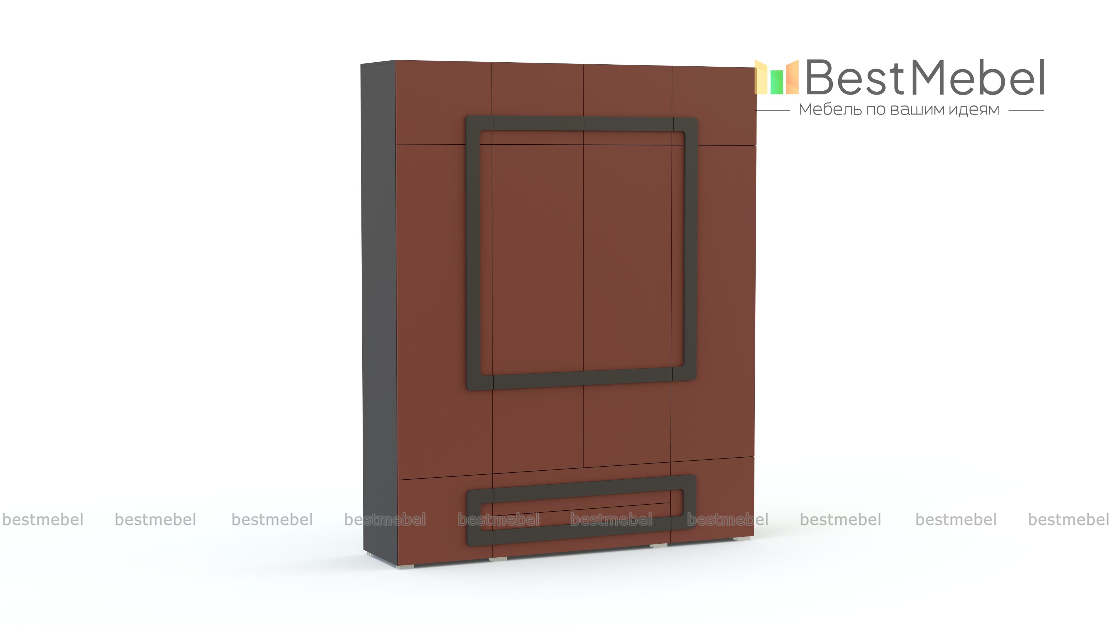 Распашной шкаф Стайл Люкс 37 BMS - Фото