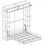 Схема сборки Шкаф-кровать с диваном Жером BMS