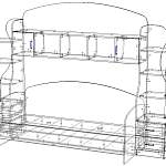Схема сборки Детская комната Горизонталь BMS
